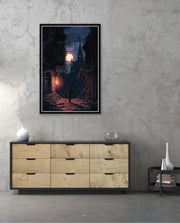 Moonlit Pixel Alley