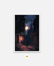 Moonlit Pixel Alley
