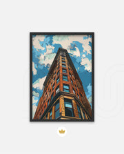 Retro City Skyline