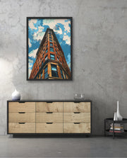 Retro City Skyline