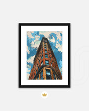 Retro City Skyline