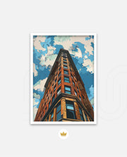 Retro City Skyline
