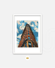 Retro City Skyline