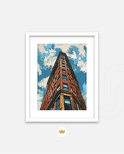 Retro City Skyline