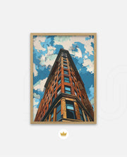 Retro City Skyline