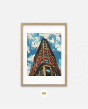 Retro City Skyline
