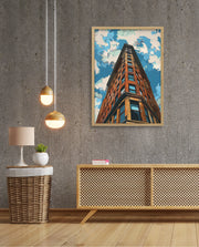 Retro City Skyline