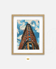 Retro City Skyline