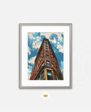 Retro City Skyline