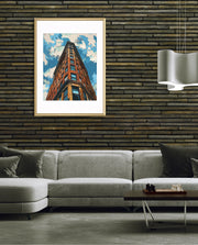 Retro City Skyline