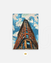 Retro City Skyline
