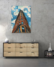 Retro City Skyline