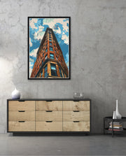 Retro City Skyline
