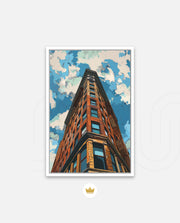 Retro City Skyline