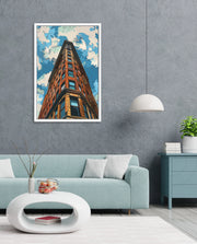 Retro City Skyline