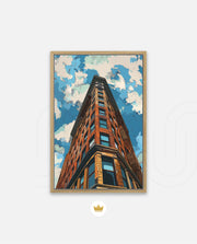 Retro City Skyline