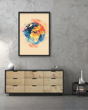 Colorful World Map