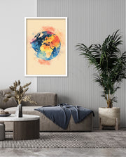 Colorful World Map