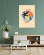 Colorful World Map