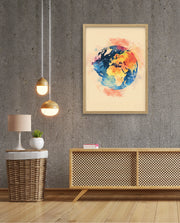 Colorful World Map