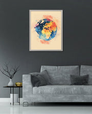 Colorful World Map