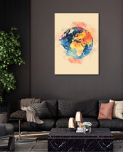 Colorful World Map