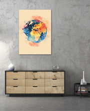 Colorful World Map