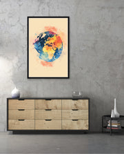 Colorful World Map