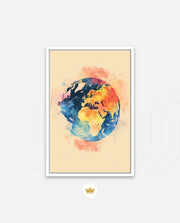 Colorful World Map