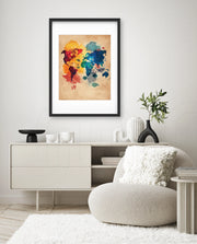 Watercolor World Map