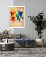 Watercolor World Map
