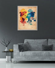 Watercolor World Map