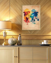 Watercolor World Map