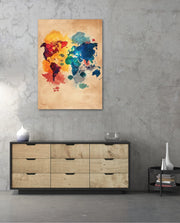 Watercolor World Map