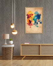 Watercolor World Map
