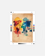 Watercolor World Map