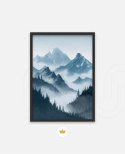 Misty Mountain Peaks