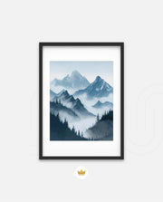 Misty Mountain Peaks