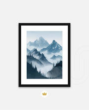 Misty Mountain Peaks