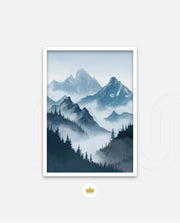 Misty Mountain Peaks