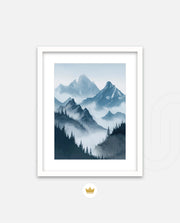 Misty Mountain Peaks
