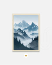 Misty Mountain Peaks
