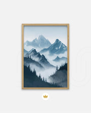Misty Mountain Peaks