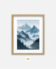 Misty Mountain Peaks