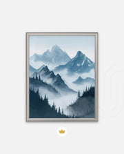 Misty Mountain Peaks