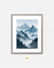 Misty Mountain Peaks