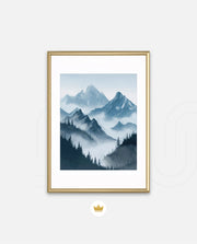 Misty Mountain Peaks