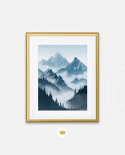 Misty Mountain Peaks