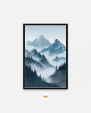 Misty Mountain Peaks