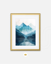 Serene Mountain Lake